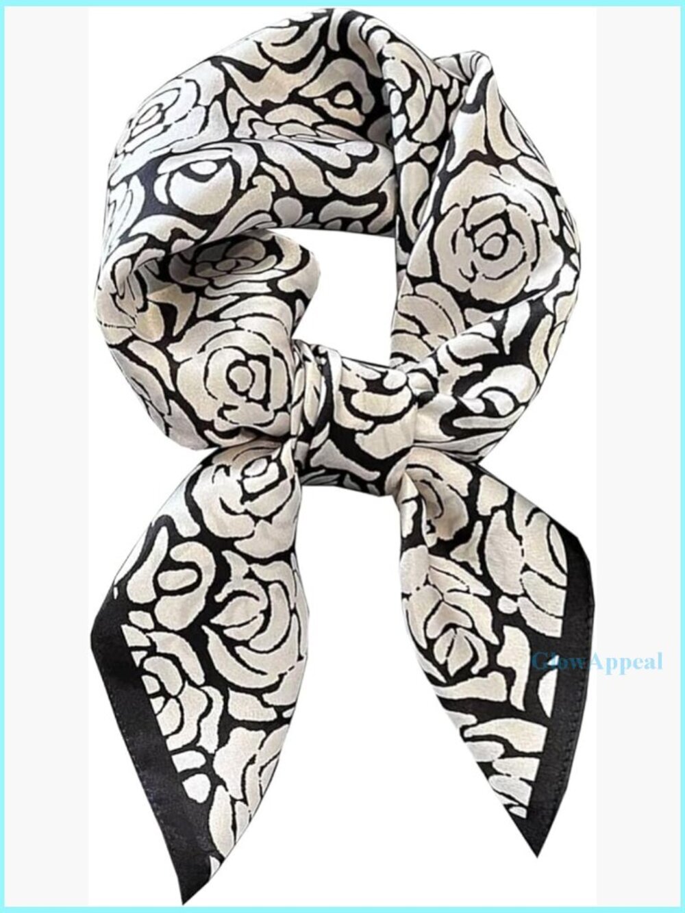 Lightweight Silk Satin Scarf 27.5x27.5in Polyester Head Neck Accessory